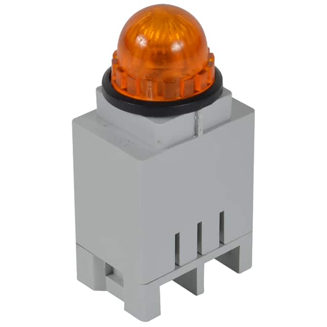 13SBLA24ST-13ARR 13MM ST 24V AMBER LED/LENS ROUND