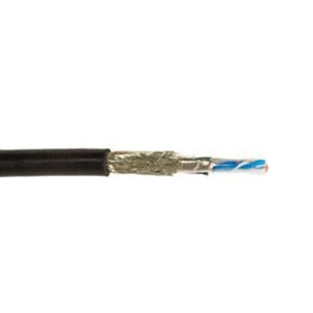 74002 BK002 CABLE CAT5E 4COND 26AWG BLK 500'