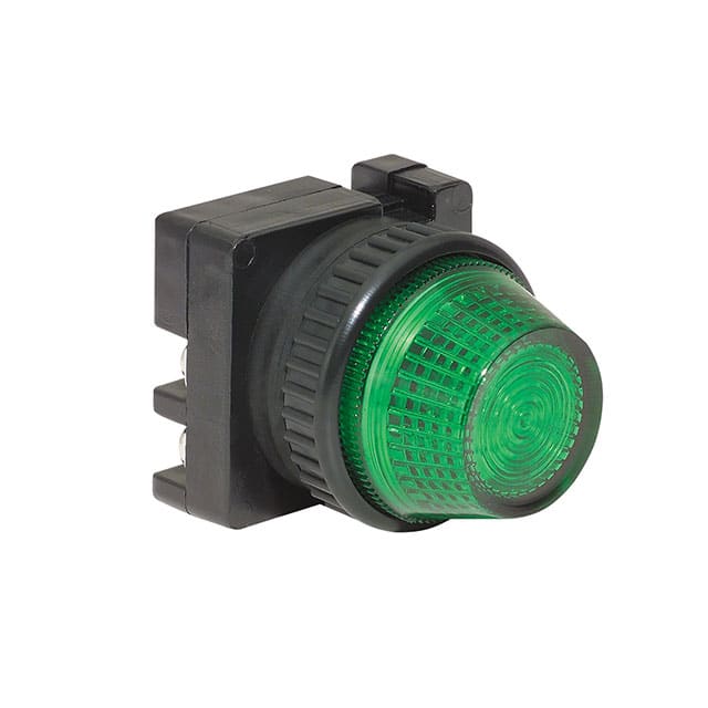 FVLU120LG-PLLGN 30MM LIGHT 120V GREEN LED/LENS