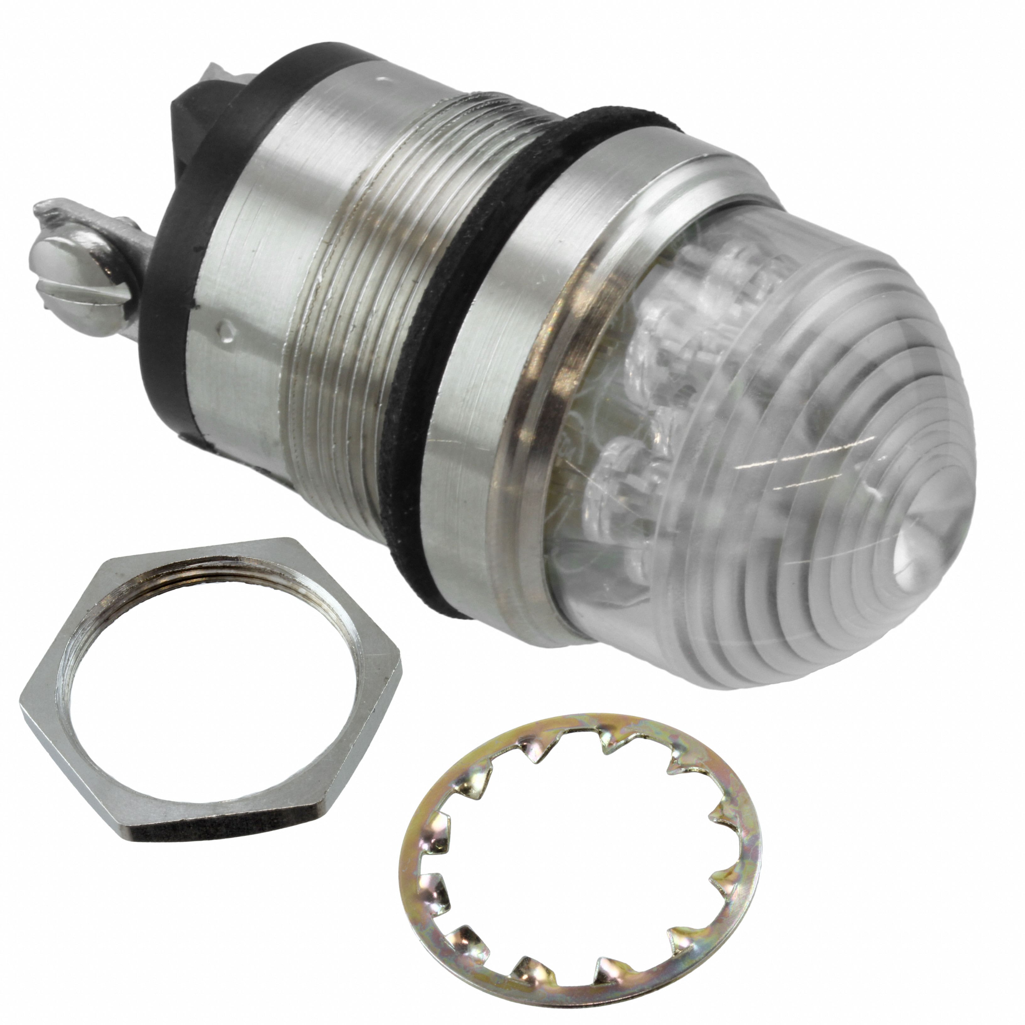 5563003304F LED PNL MT 1" 12V WT DOME WHT