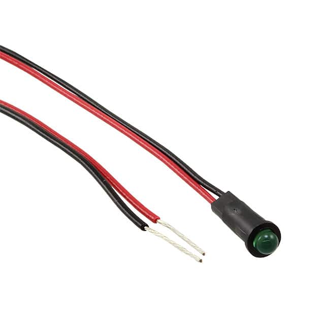 5580201810F LED PANEL IND GRN DIFF SNAP-IN