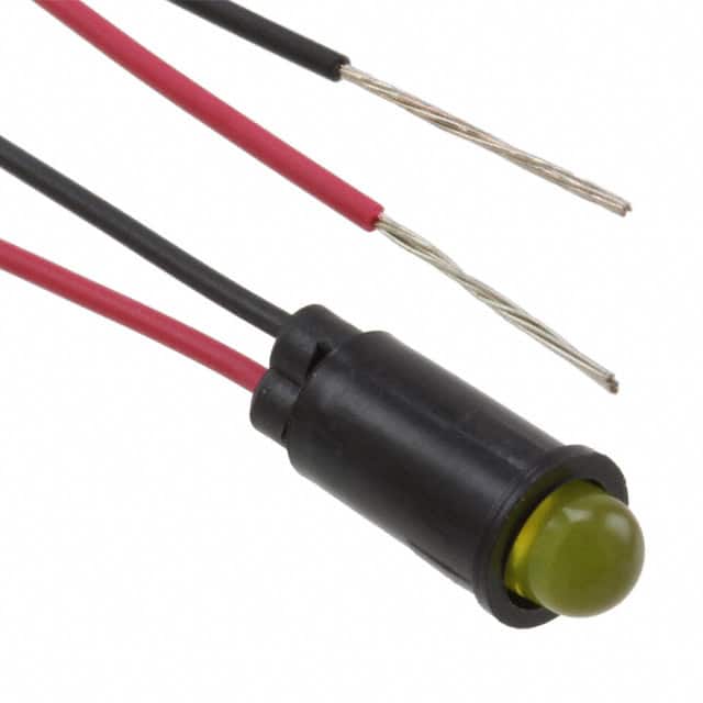 5592301027F LED PMI SNAP-IN YLW 14IN LEADS