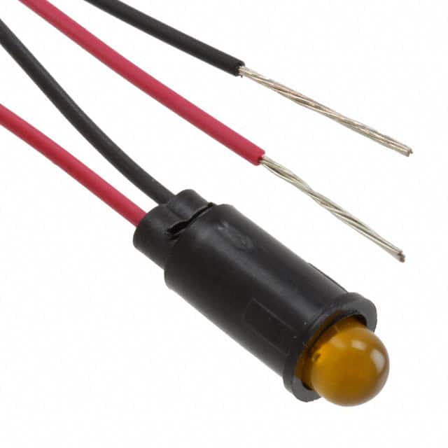 5590303027F LED PMI SNAP-IN YLW PVC FREE