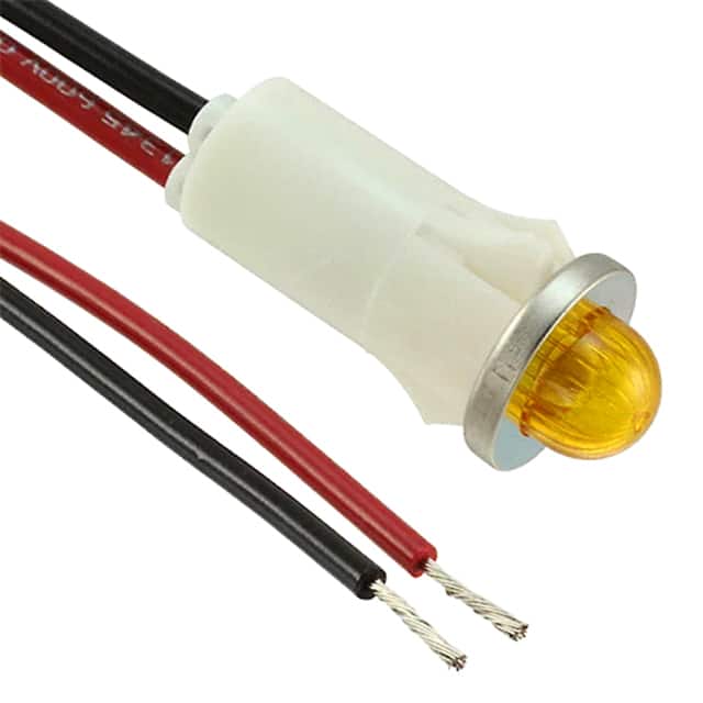 1092A3-125VAC LED PANEL INDICATOR AMBER 125V