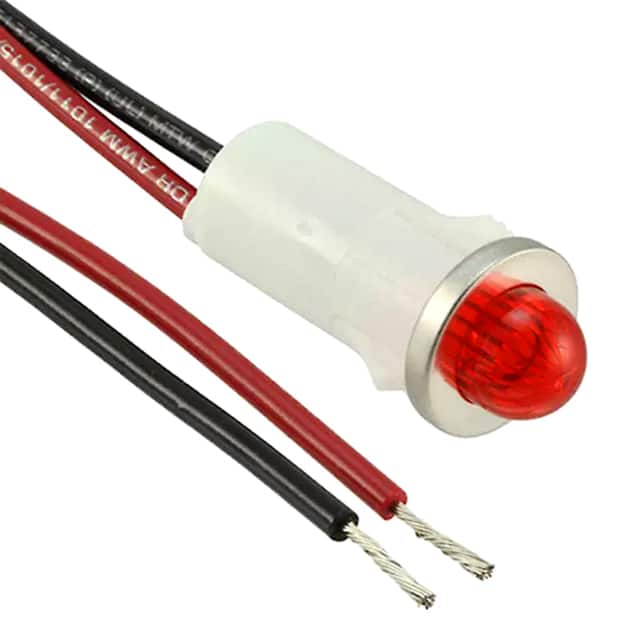1092M1-125VAC LED PANEL INDICATOR RED 125V