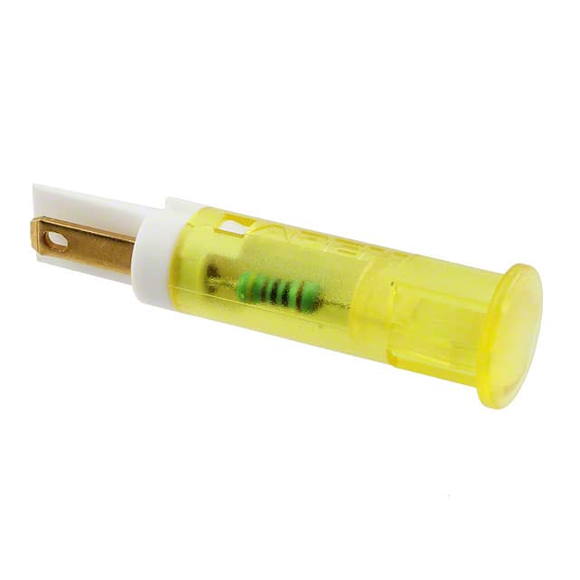 QS81XXY12 INDICATOR 8MM FIXED YEL 12V SLDR