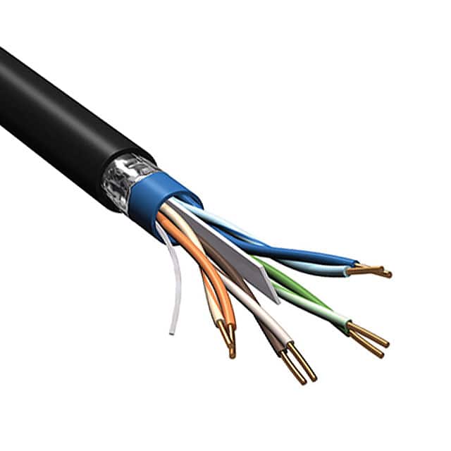 7953A 0101000 CABLE CAT6 8COND 23AWG BLK 1000'