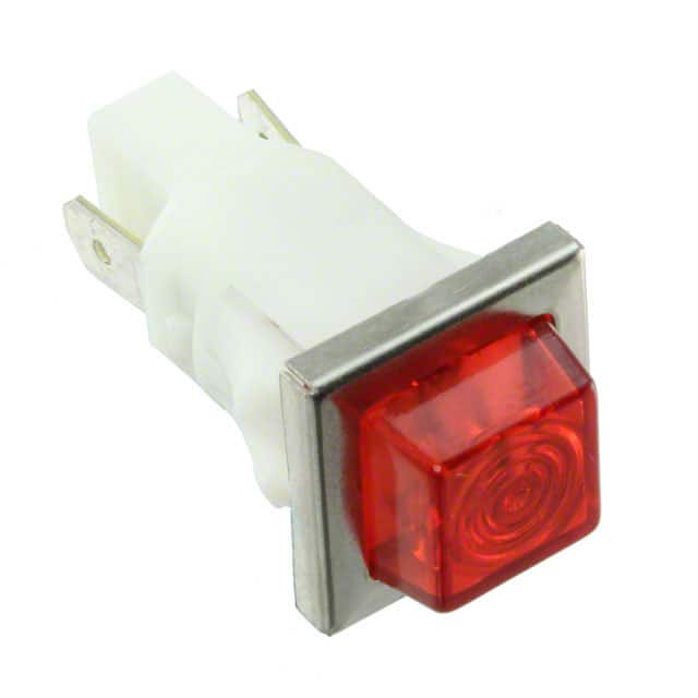 1050QN1 INDICATOR NEON RED PANEL MNT