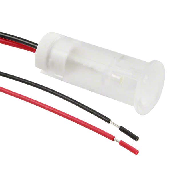QS103XXW12 INDICATOR 10MM FIXED WH 12V WIRE