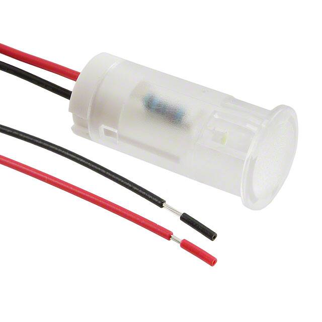 QS123XXW12 INDICATOR 12MM FIXED WH 12V WIRE