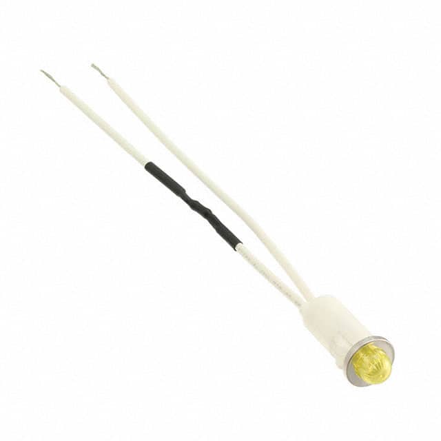 1091M7-125VAC LED IND LIGHT YLW 125V SNAP FIT