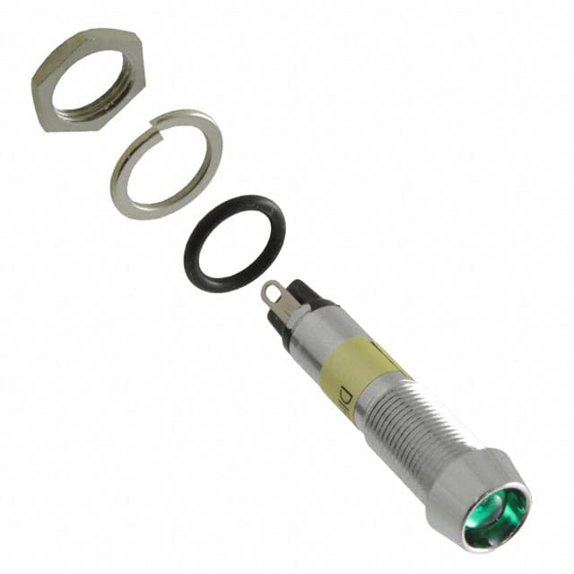 6092212330F LED 9MM GREEN PMI W GASKET