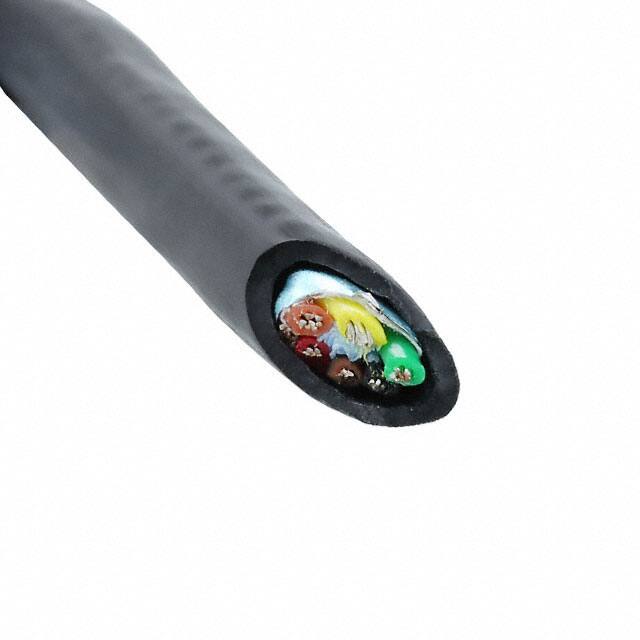 45096 BK005 CABLE 6COND 24AWG BLK SHLD 100'