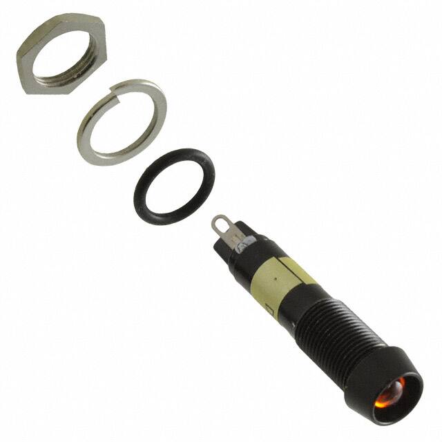 6092322330F LED 9MM PMI Y 12V BLK HS W GASKT