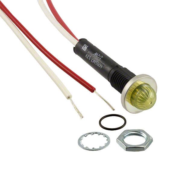 6091M7-12V INDICATOR SOLID STATE YLW PNL MT