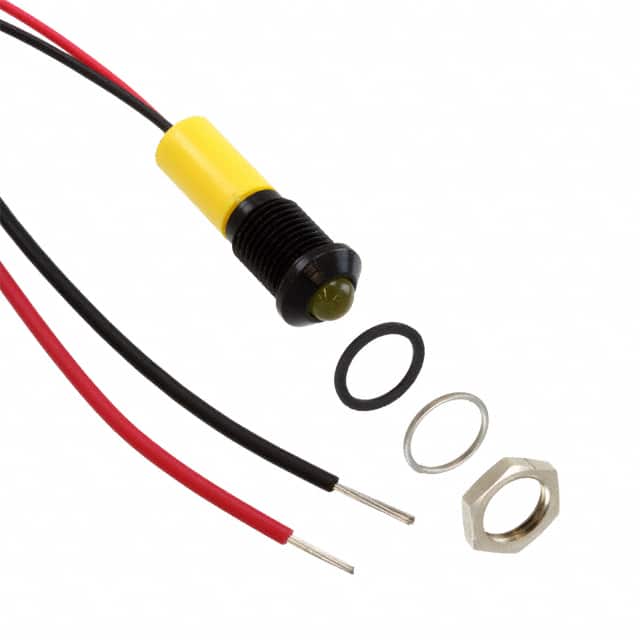 Q8P3BXXY24E LED PM INDICATOR PROMINENT YLW