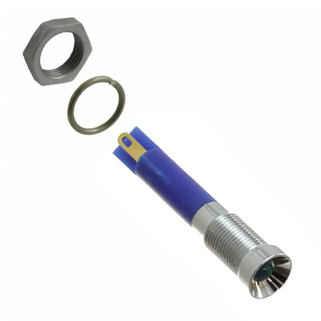 Q6R1CXXB12 INDICATOR 12V 6MM RECESSED BLUE