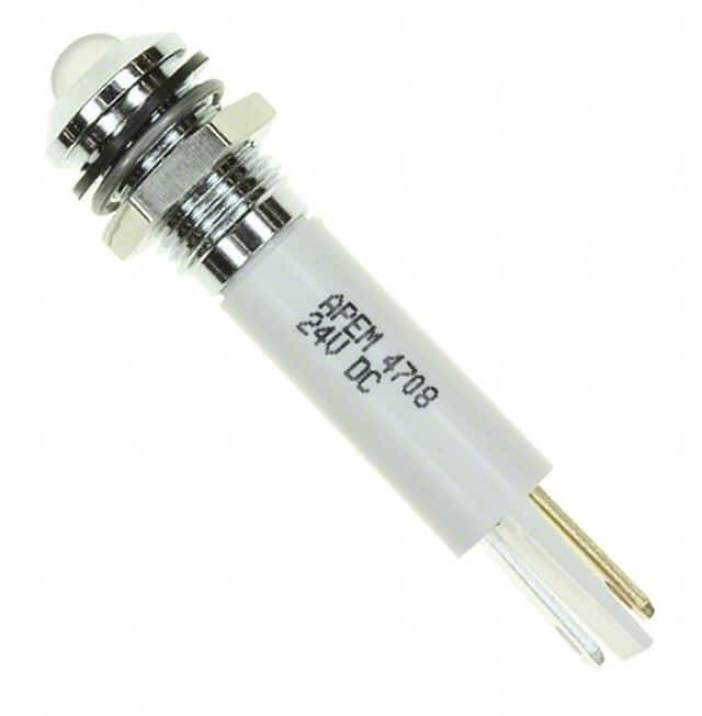 Q8P1CXXW24E INDICATOR 24V 8MM PROMINENT WHT