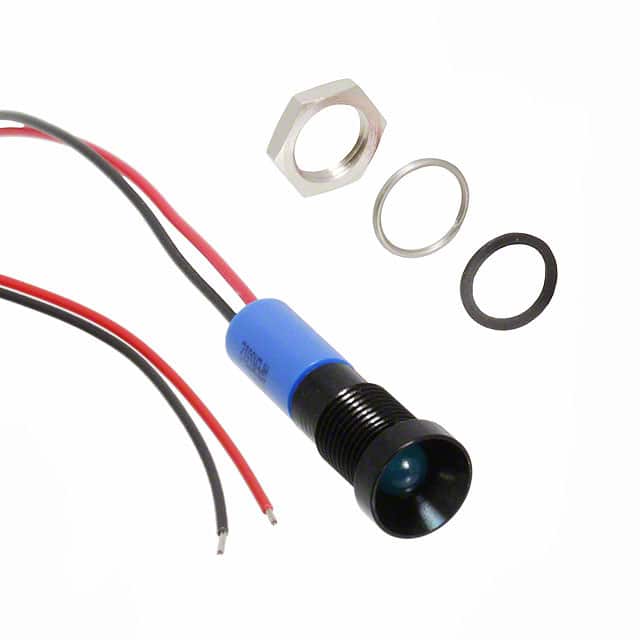 Q8R3BXXB12E LED PM INDICATOR RECESSED BLUE