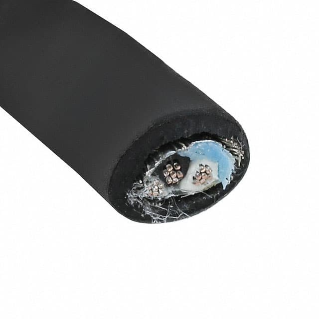 25271 BK005 CABLE 2COND 24AWG BLK SHLD 100'