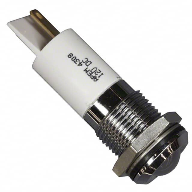 Q14P1CXXW12E INDICATOR 12V 14MM PROMINENT WHT