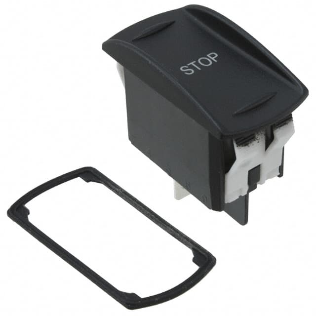 KI2XDXXNXX06XXCK INDICATR BLK 12V RED (STOP)