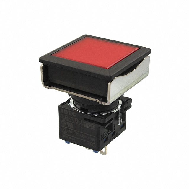 LBW7P-1T04R LBW FLUSH PILOT 24V RED