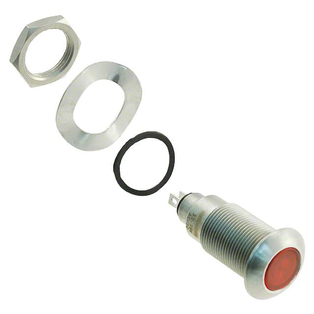 PM5-S17R28V PANEL MOUNT ASSEMBLY RED, 12.7MM