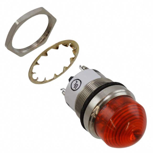 5563903304F LED PNL MT 1" 24V WT DOME ORG