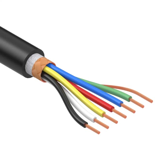 30-00926 CABLE 6COND 20AWG BLK SHLD 502'