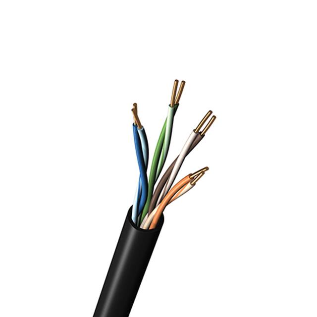 7931A 0101000 CABLE CAT6 8COND 23AWG BLK 1000'