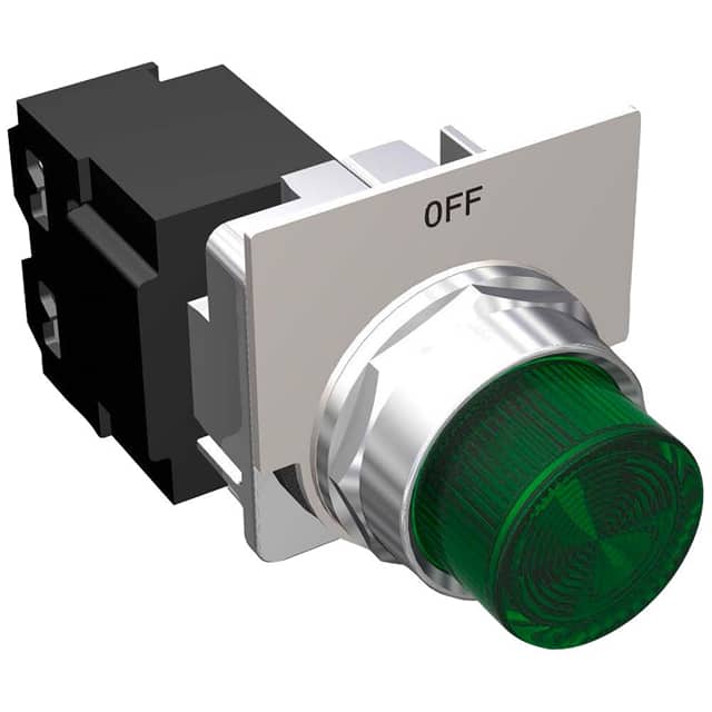 49SPL0AGF PILOT LITE,"FK" GREEN "OFF" W/AU