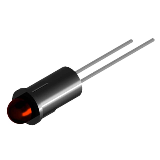 PL518-1R12 5MM LED PMI SNAP-IN RED