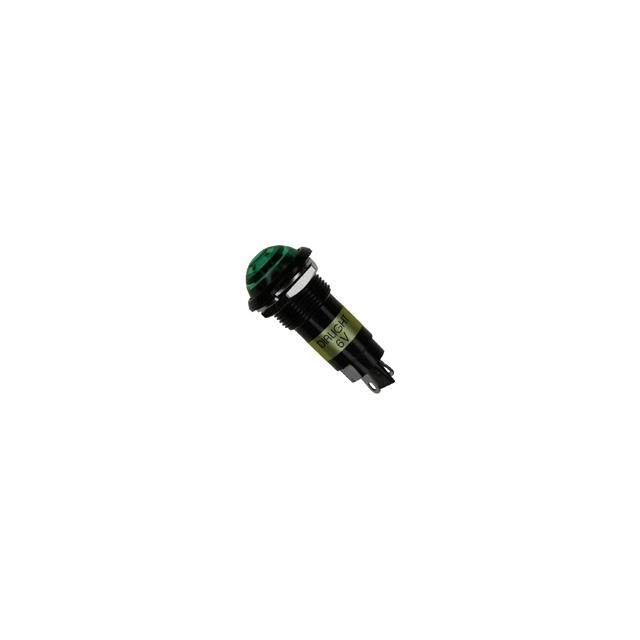 616-1232-130F 16 MM GREEN LED PMI - 12 VDC