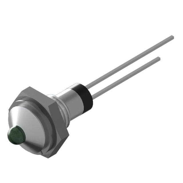 PL321-1G13-S SLVR BOLT-IN PMI GREEN LED