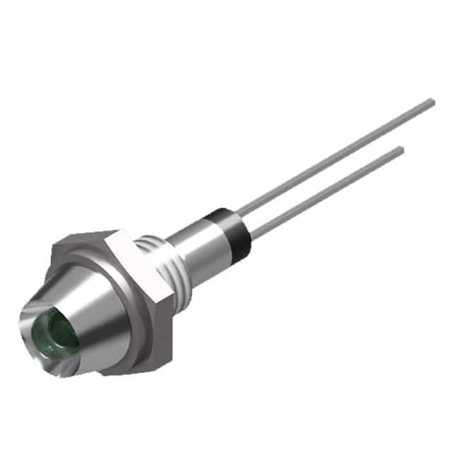 PL320-1G13-S SLVR BOLT-IN PMI GREEN LED