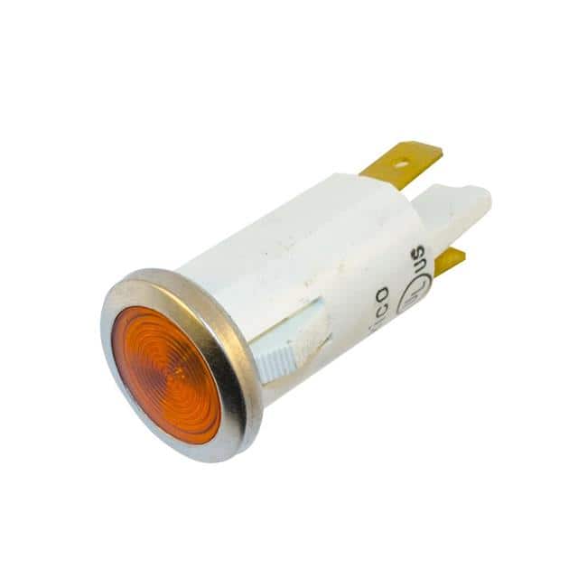 WL-1030QD3 NEON IND .50" AMBER 115VAC FLUSH