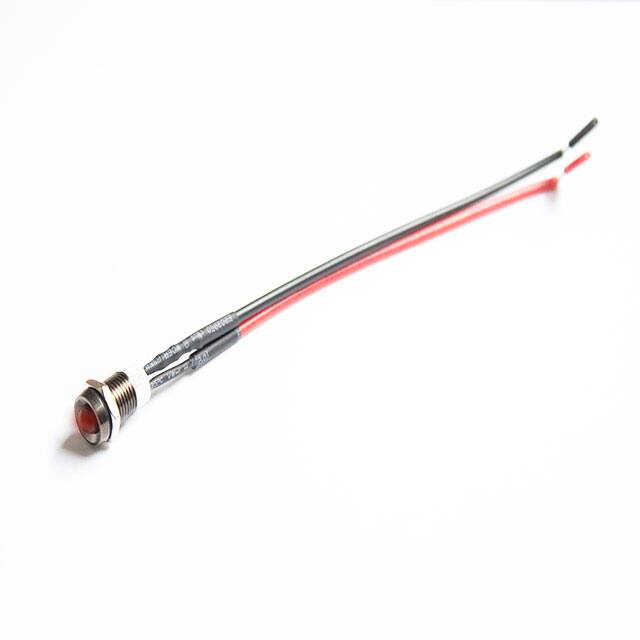 LM1-5-W-R LED INDICATOR 5MM - RED, SCREW