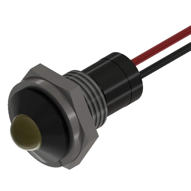 PL524-1Y01-2B BLCK BOLT-IN PMI YELLOW LED 6" W