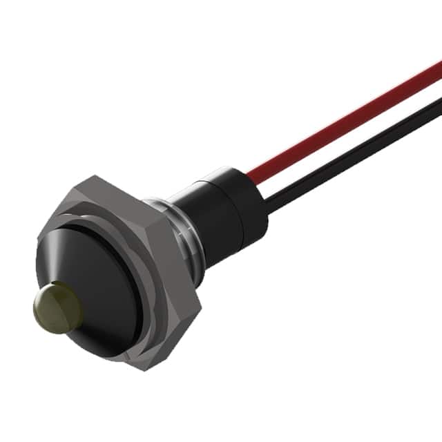 PL321-1Y01-2B BLCK BOLT-IN PMI YELLOW LED 6" W