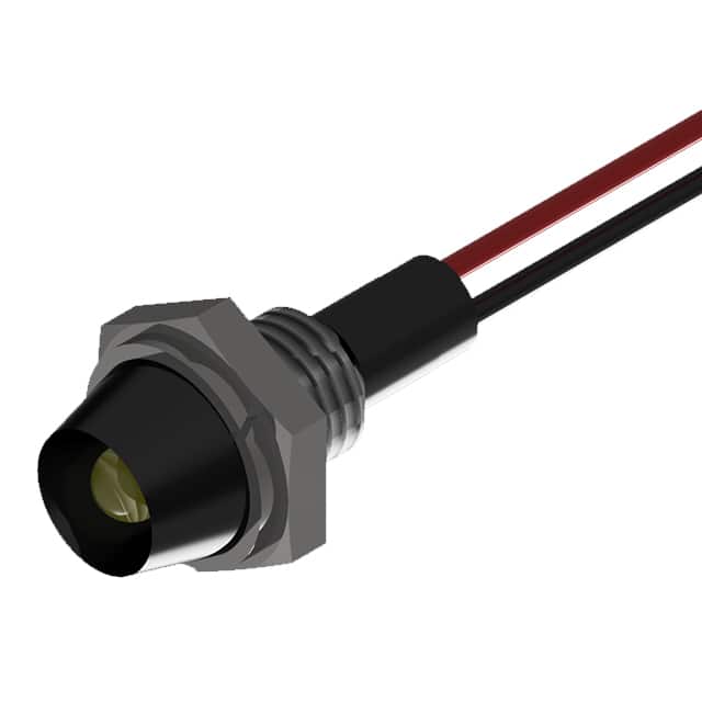 PL320-1Y01-2B BLCK BOLT-IN PMI YELLOW LED 6" W