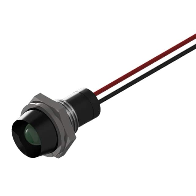 PL523-1G13-2B BLCK BOLT-IN PMI GREEN LED 6" WR