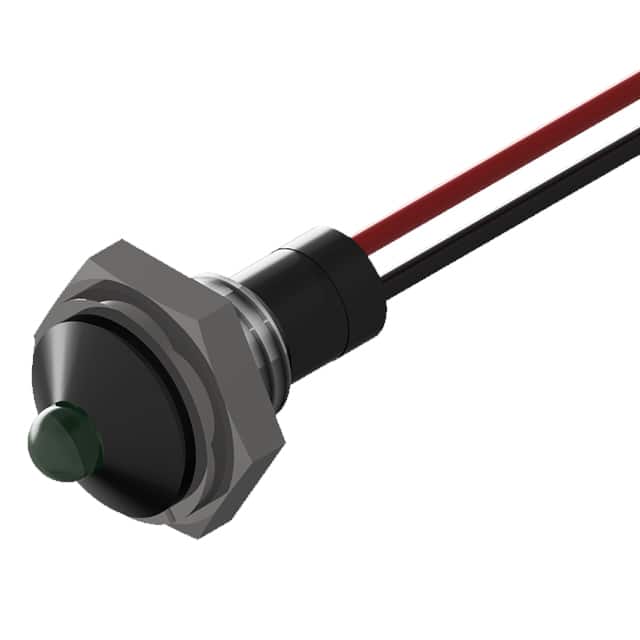PL321-1G13-2B BLCK BOLT-IN PMI GREEN LED 6" WR