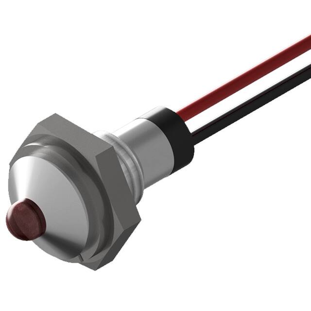 PL321-1R12-2S SLVR BOLT-IN PMI RED LED 6" WR