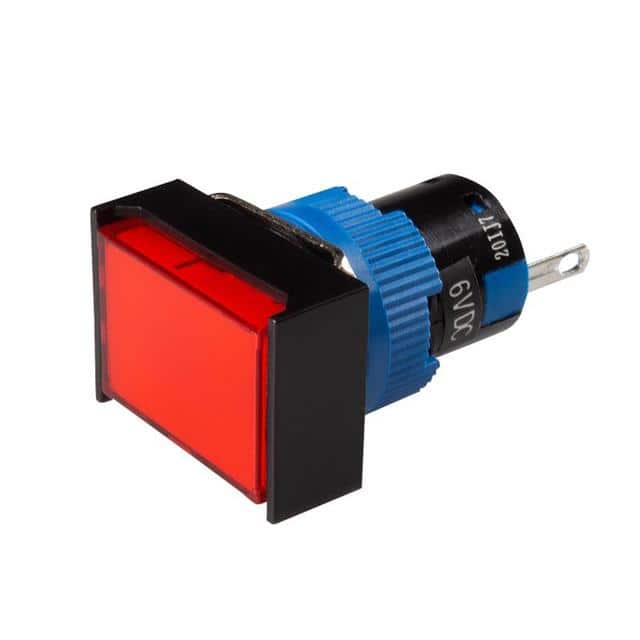 K16-190-R-24V LED 16MM RECTANGULAR RED 24VDC
