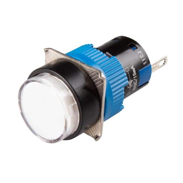 K16-170-W-12V LED 16MM ROUND WHITE 12VDC IP65