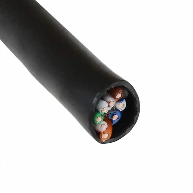 7131807 CABLE CAT6 8COND 24AWG BLK 1000'