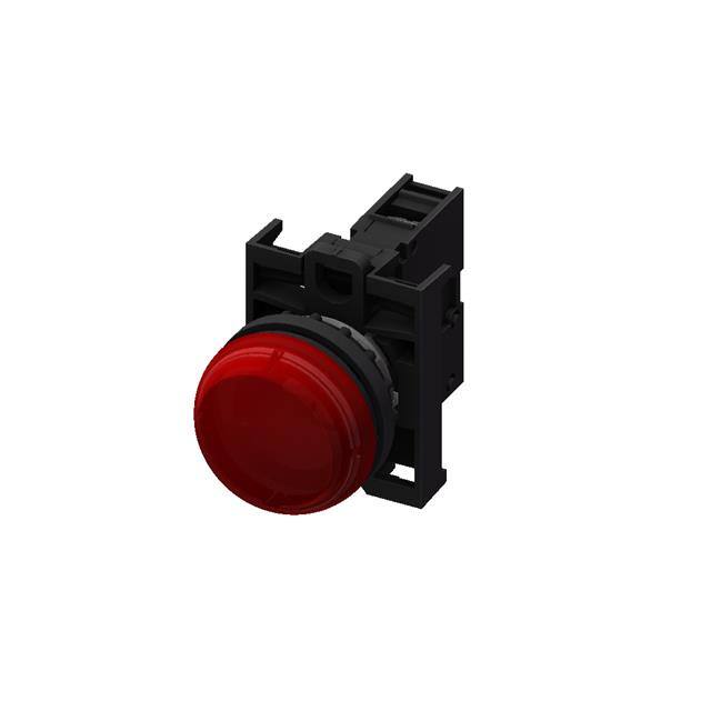 M22L-FSF-E30-R PILOT-FLAT-LED-RED