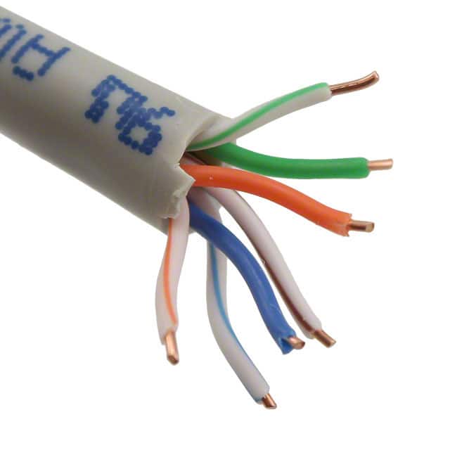 ATU6-P305T CABLE CAT6 8CON 23AWG GRAY 1000'