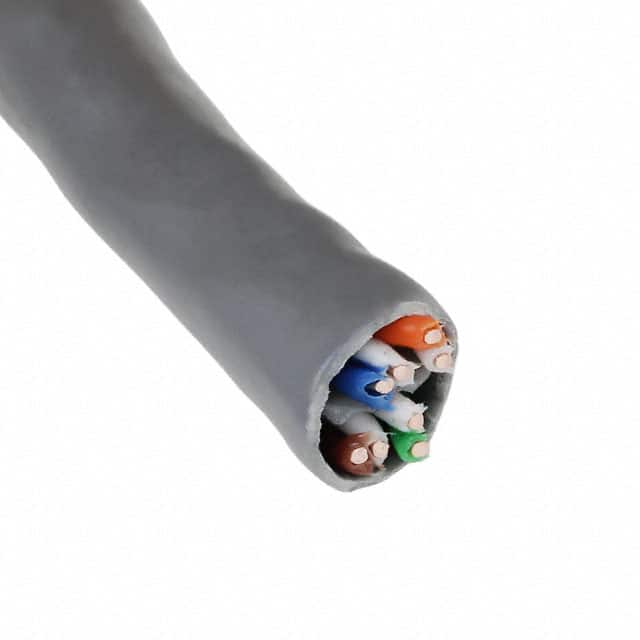 7131803 CABLE CAT6 8CON 24AWG GRAY 1000'